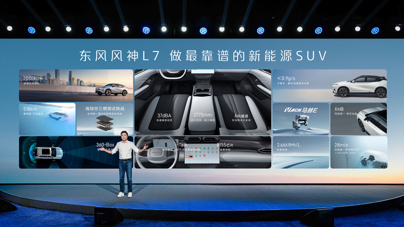 全系518km续航 东风风神L7 EV上市售10.99万起